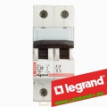 3434 Legrand Автоматический выключатель DX  2 полюса C20 6000A 6кА