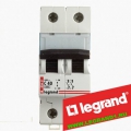 3437 Legrand Автоматический выключатель DX  2 полюса C40 6000A 6кА