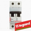 3438 Legrand Автоматический выключатель DX  2 полюса C50 6000A 6кА