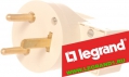 Legrand (Легранд) 55802 Вилка силовая 2К + Заземление, 32A 