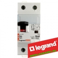 7890 Legrand Дифференциальный автомат (УЗО+автомат) АВДТ 1 полюс+н. 30мА C40(AC)6000А6кА