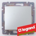 Legrand (легранд) 770111 Valena — Кнопка без фиксации (алюминий)