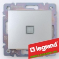 Legrand (легранд) 770148 Valena - Промежуточный выключатель с подсветкой 1 клавишный (Алюминий)