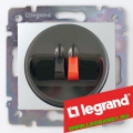 Legrand (легранд) 770223 Valena - Розетка для динамиков, 2 контакта (Алюминий)