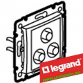 Legrand (легранд) 770284 Valena - Розетка RCA (Алюминий)