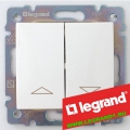 Legrand (легранд) 774404 Valena - Выключатель для управления рольставни (белый)
