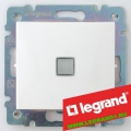 Legrand (легранд) 774426 Valena - Проходной выключатель с подсветкой 1 клавишный (белый)